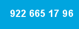 922 665 17 96